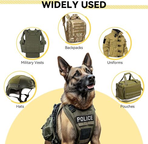 Police Embroidered Patches are Durable, for Uniforms, Vests, Jackets, Carriers, Hats. Two Sizes: Small and Large.(Police, Black) in Saudi Arabia