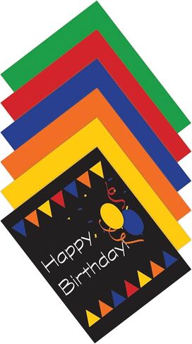 School Smart Railroad Board, 4-Ply, 22 x 28 Inches, Assorted Colors, 100 Boards - 1485740 in Saudi Arabia