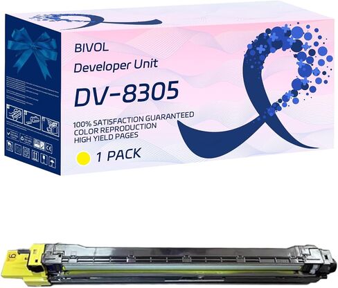 DV-8305 Developer Unit Compatible for Copystar CS3050ci CS3051ci CS3550ci CS3551ci Printers, with Chip, High Yield 50000 Pages, Vivid Colors (4 Pack Black) in Saudi Arabia
