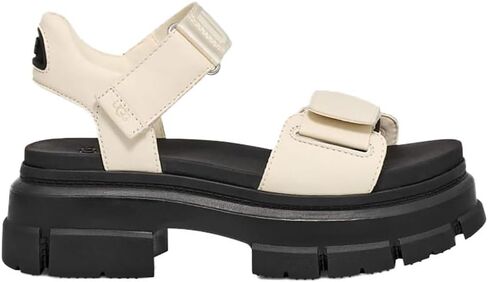 UGG Women's Ashton Ankle Heeled Sandal, Sand Suede, 8.5 in Saudi Arabia