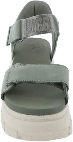 UGG Women's Ashton Ankle Heeled Sandal, Sand Suede, 8.5 in Saudi Arabia