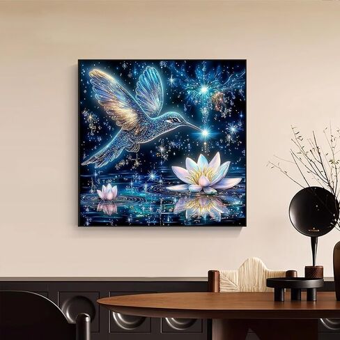 Ceiomez Cross Diamond Art for Adults, Flower Diamond Painting with Cross and Lily Flowers, DIY Full Round Drill Religious Diamond Art for Gift and Home Wall Decor 14x14in in Kuwait