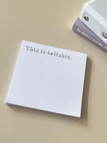 ملاحظات لزجة مضحكة ، منشورات مضحكة ، يلاحظه ، ما هو f*ck sticky notepad ، قل وداعا لحظات المكتب الممل ، 2 وسادات مع 20 ٪ ملصقات مضحكة ، 100 ورقة/وسادة. (ASL24012) in Kuwait
