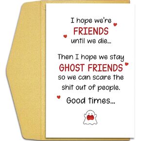 Qiliji Funny 20th Birthday Card for Him Her, 20 Years Old Birthday Card for Women Men, 20th Birthday Card for Friend Son Daughter, RIP Your Teenage Years Gone But Not Forgotten