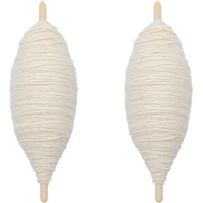 FREEBLOSS 2Pcs Sashiko Thread Sashiko Skein 220 Yards Pure White Cotton Embroidery Thread Japanese Quilting & Embroidery Kit Supplies