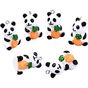 Cheriswelry Resin Pendants for Jewelry Making 10Pcs 3D Goose Charms Swan Animal Dangle Charms Cute Hang Ornament 29mm for DIY Necklace Earring Jewelry Making Crafts