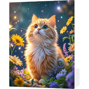 ACANDYL Pumpkin DIY Paint by Numbers Kit for Adults Halloween Paint by Numbers Beginner Canvas Painting by Number DIY Acrylic Oil Painting on Canvas Arts Craft Decoration 16x20 inch