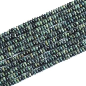 150PCS 2x4mm Natural Colorful Tourmaline Rondelle Beads Abacus Disk Stone Beads Round Loose Spacer Gemstone Beads for DIY Bracelet Necklace Jewelry Making