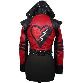 Desendants 4 The Rise Of Red Jacket for Girls | Kylie Cantrall Halloween Costume | Kylie Cantrall Leather Jacket