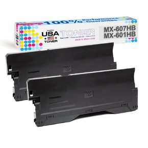 MADE IN USA TONER Compatible Waste Container for Sharp MX-601HB, MX601HB, for use in Color Printers, MX-2651,MX-3051,MX-3061,MX-3071,MX-3551,MX-3561,MX-3571,MX-4051,MX-4061,MX-4071 (2 pk)