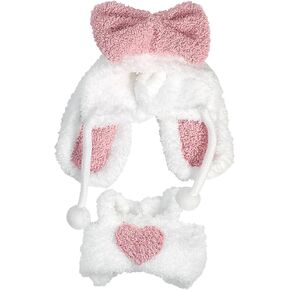 Clothes for 17cm Dolls, Cute Dinosaur Shark Bunny Outfit, Soft Accessories Set, Zip-Up Style (No Doll) White Swan