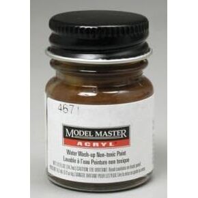 Brass Testors Acrylic Plastic Model Paint