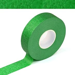 Green Masking Tape, 1 Inch x 55 Yards Large Rolls Green Painters Tape Removable Greens Lab Art Tape Paper for DIY Arts Crafts