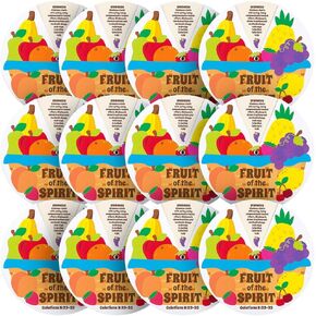 Fun Express Fruit of The Spirit Learning Wheel - Interactive Educational Tool for Teaching Bible Virtues and Lessons - Perfect for Sunday Schools Homeschooling & Religious Education - 12 Pieces