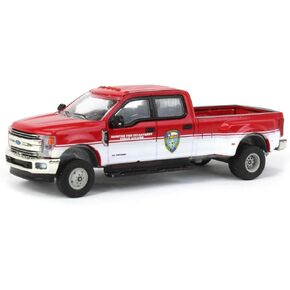 Truck 1/64 2019 Ford F-350 Dually Pickup Houston Fire Department Dually Drivers Series 11 46110-D
