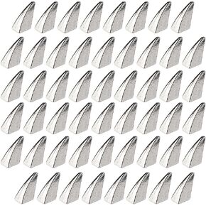 DELORIGIN 52Pcs 22mm Black Dragon Claw Spike and Studs Metal Punk Rock Spikes Screw Back Rivet Cat Claw Spikes Cone Stud for DIY Leather Clothing Bag Shoes Crafting Decorate Accessories