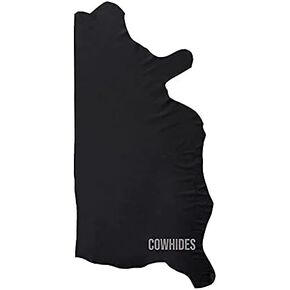 GM Meridian Black Leather Hide Sold by Cowhides.com (1 Full Side 3 FT x 7.5FT) for Automotive Seat Upholstery Crafts Hobby Workshop…