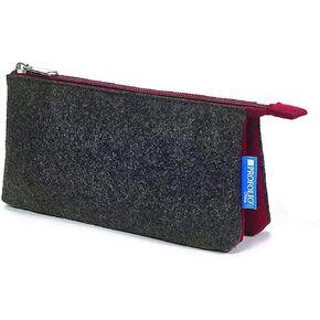 ProFolio by Itoya, Midtown Pouch - 4 x 7 Inches , Charcoal / Maroon