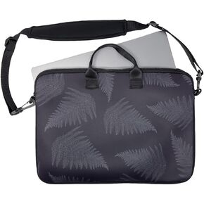 Laptop Bag, Palapalai in Black & Grey