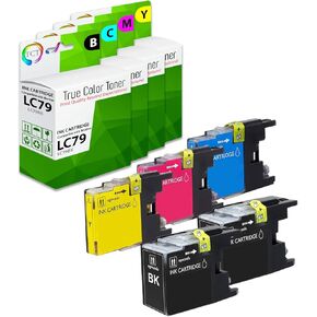 TCT LC79 Ink Cartridge 5 Pack - Compatible Replacement for Brother LC79 LC79BK LC79C LC79M LC79Y Super High Yield Works with Brother MFC-5910DW J6510DW J6710DW J6910DW Printers (B C M Y)
