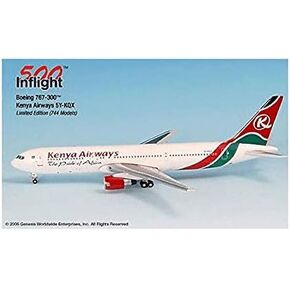 Kenya Airways 5Y-KQX 767-300 Airplane Miniature Model Metal Die-Cast 1:500 Part# A015-IF5763001