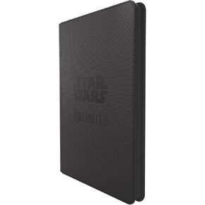 Star Wars Unlimited Zip-Up Album 18-Pocket - Officially Licensed Card Organizer for 360 Double-Sleeved Cards, Hexafyber Surface & Zipper Closure, Black Color, Made by Gamegenic