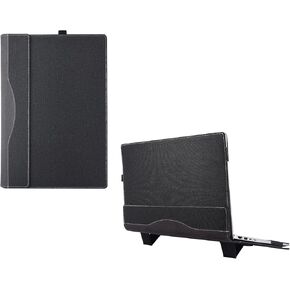 Laptop Case for Dell Latitude 7350 7340 13.3" [Not Compatible with Any Other Model],2 in 1 PU Leather Computer Laptop Bag with Bracket (Dark Gray)