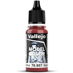 Vallejo Model Color 70957 Flat Red (17ml)