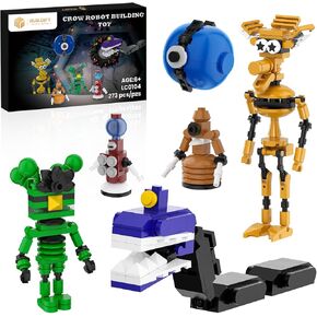 6 in 1 MST3KK Robot Building Set for Fans, Tom Servo, Crow Robot Model Set of 6, Cartoon Collectible Bricks Toys, Creative Gift for Adults, Kids Boys Girls 6+, 273 Pcs