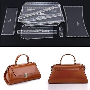 NW AAB-109 Handbag Acrylic Template Leather Pattern Acrylic Leather Pattern Leather Templates for Bags