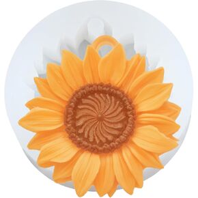 Sunflower Candle Mold Sunflower Candle Silicone Molds Flower Resin Casting Mold for Candles Making Aromatherapy Candles Wax Polymer Clay Home Decoration