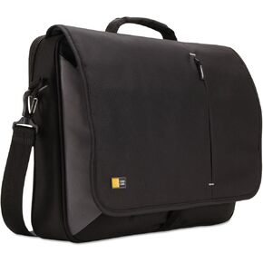 Case Logic VNM217BLACK 17-Inch Laptop Messenger, 3 3/8 x 17 3/4 x 13 3/4, Black