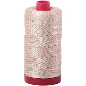 2312 Tan Aurifil Cotton 12 WT Large Spool