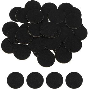 uxcell 120Pcs Round Felt Circles, 10mm (3/8") Black Non-Woven Felt Fabric Sticker Self-Adhesive Felt Pads Pre Cut Felt Pads for Sewing Costume Handcraft Cut Crafts DIY Projects