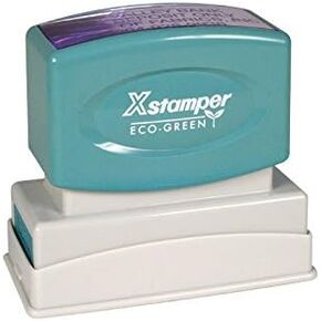 Xstamper Pre-Inked Custom Stamp N13 9/16" x 2"