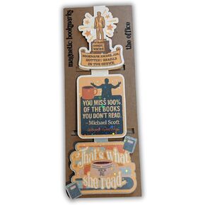 The Office-Themed Magnetic Bookmark Set