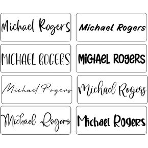 Custom Name Signature Stamp - 10 Font Options Self-Inking 1 or 2 Line Stamper with Personalized Script Calligraphy Thank You Handmade Stamp (Custom Stamp)
