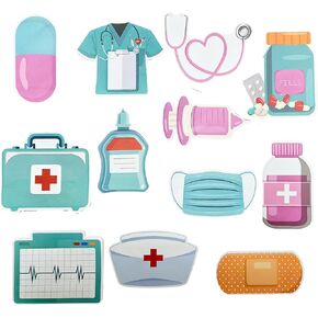 Doctor Nurse Theme Mini Cute self-Adhesive Notes, Mini Funny Nurse Sticky Notes, Nursing Student Notes, Hospital School Nurse Office Supplies