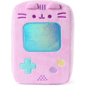 GUND Pusheen Gaming Handheld Console Plush, Squishy Toy, Collectible Plush Toy, Gaming Décor, Stuffed Animal for Ages 8 and Up, Purple, 9.5"