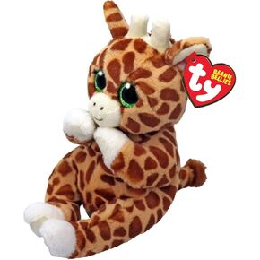 TY Tippi Giraffe Beanie Bellies Regular - Squishy Beanie Baby Soft Plush Toys - Collectible Cuddly Stuffed Teddy