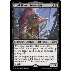 Lord Skitter, Sewer King (097) Wilds of Eldraine MTG