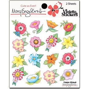 Mary Engelbreit Mary's Blooms Stickers by Violette Stickers