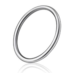 3.7 Inch Metal O-Ring Multi-Purpose Heavy Type Seamless Welding 304 Stainless Steel Rings Smooth Round Ring for Hanging Flower Basket Crafts