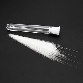 250pcs Simulated Cat Whiskers for Face Costume, 2 Inch Animal Whiskers for Crafts Needle Felting - White