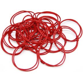 Coolrunner Lot - 12 Kabbalah Red String Bracelets Evil Eye Jewelry Kabala Charm Fashion Bangle (Red 12)