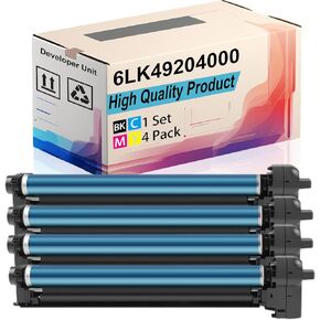6LK49204000 Developer Unit Compatible for Toshiba E Studio 2000AC 2010AC 2500AC 2510AC Printers, High Yield 70000 Pages, Print More Pages (2 Pack Black)
