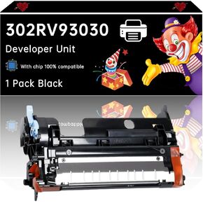302RV93030 Developer Unit Compatible with Kyocera ECOSYS M2040dn M2540dw M2635dw M2640idw P2040dw P2235dw Printers, Enhanced Durability, Ideal for High-Volume Printing (4 Pack Black)