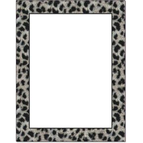 Animal Skins Letterhead Laser & Inkjet Printer Paper (25 Sheets, Cheetah)