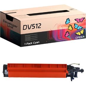 Compatible for Konica Minolta DV512 Developer Unit Work for Konica Minolta bizhub C284e C364 C364e C454 C454e C554 Printers (4 Pack Black)