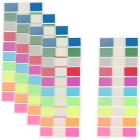 1000 Pcs Sticky Note Page Markers Transparent Sticky Page Markers Book Reading Tabs Thin Book Annotation Tabs Colored Page Tabs Writable Page Flags